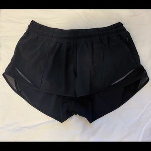Lululemon black athletic shorts